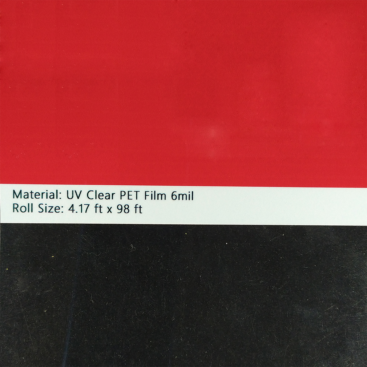 UV Clear PET Film 6mil