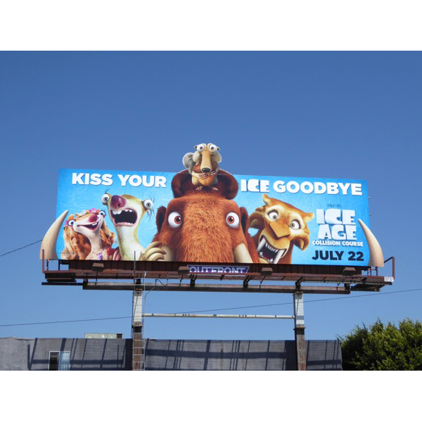 ice age 5 kiss ice goodbye billboard