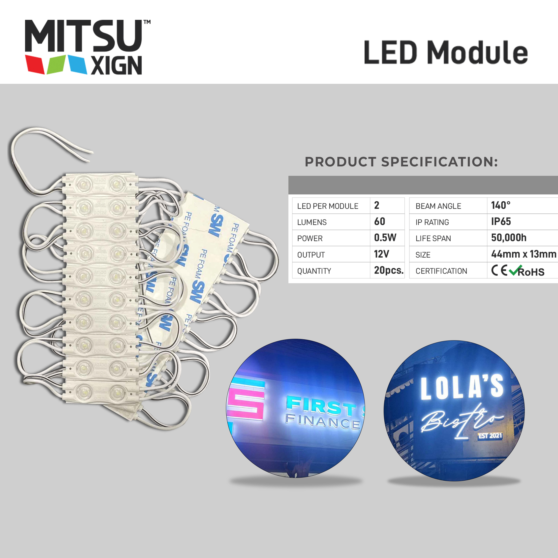 MITSU XIGN LED MODULE